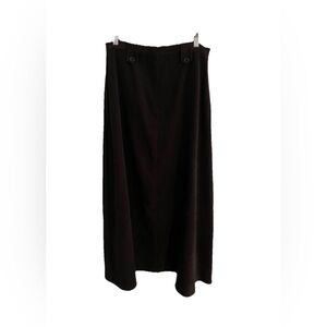 Coldwater Creek Long Black maxi Skirt Button Accents Sz 12 Goth Dressy
Feminine